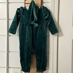 Velvet holiday jumper